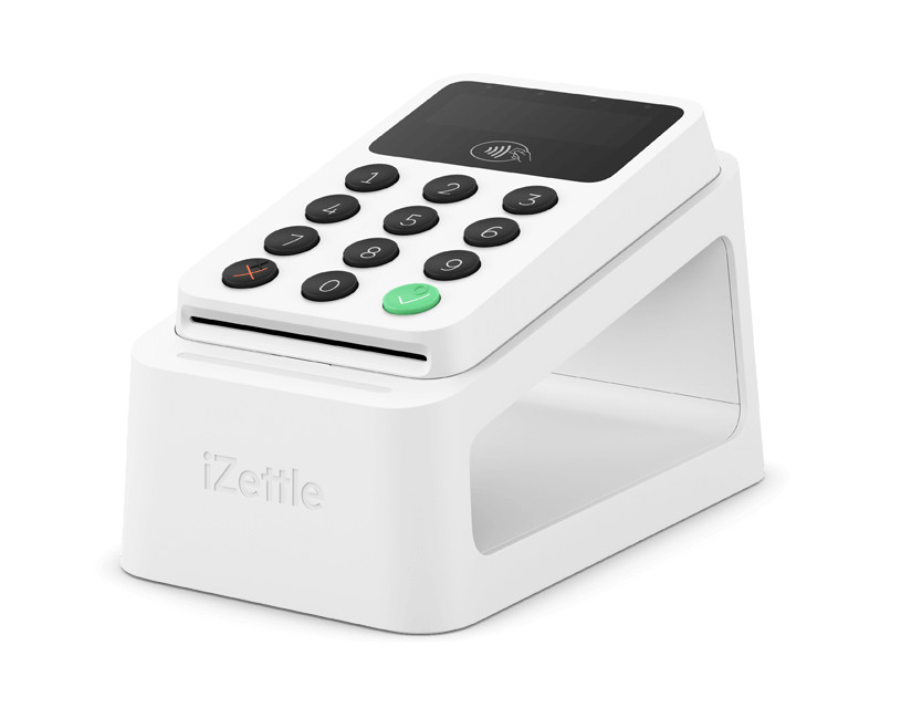 iZettle Dock mit iZettle Reader 2 Hier sieht man das iZettle Dock mit dem iZettle Reader 2.