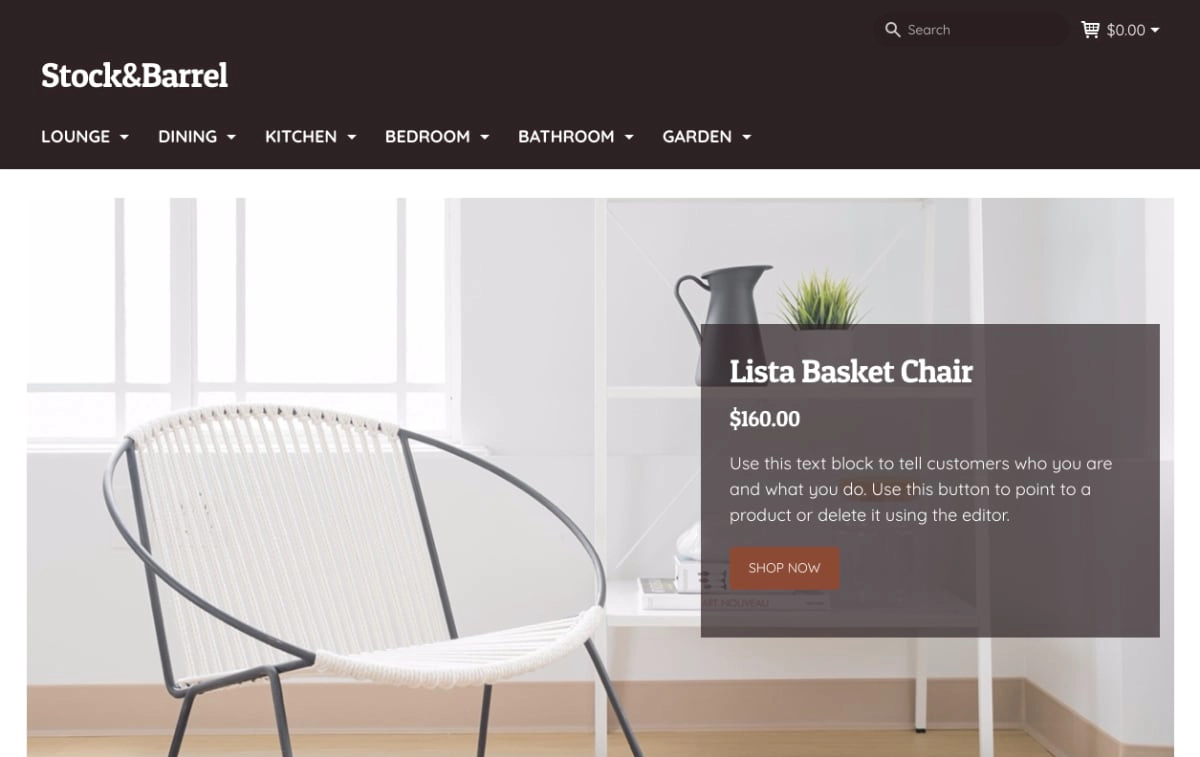 iZettle E-Commerce-Thema