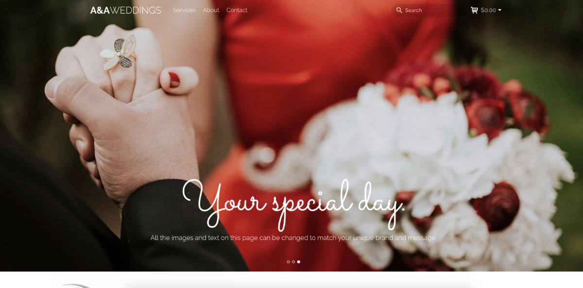 iZettle-Website-Vorlage
