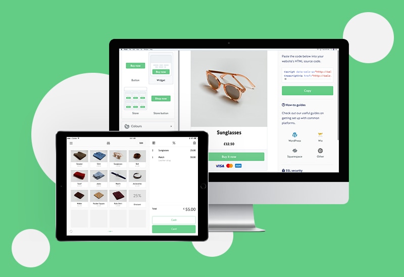 iZettle Onlineshop-Plattform