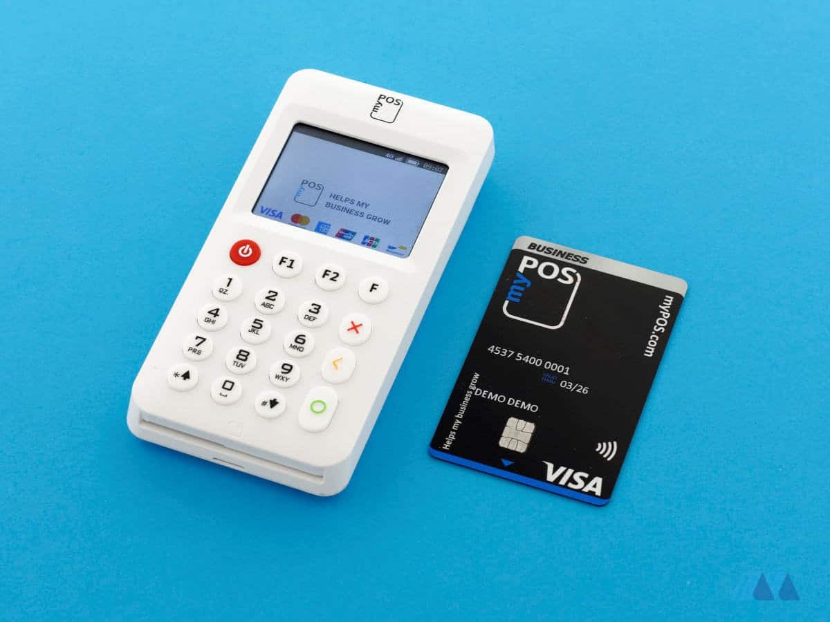 myPOS Go 2 mit unserer myPOS-Karte