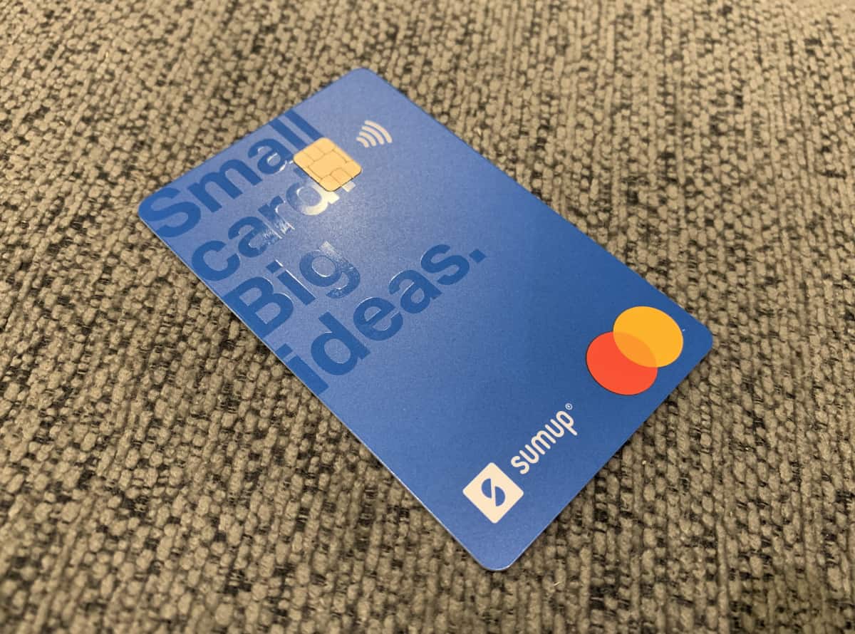 SumUp Mastercard auf Stoff