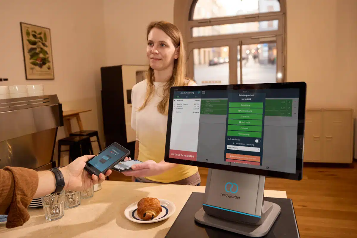 readyMax2 in einem Café